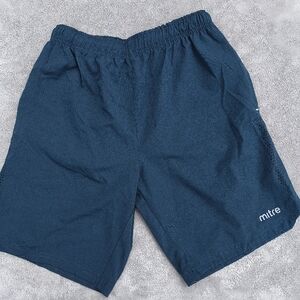Mitre Navy Blue Athletic Shorts